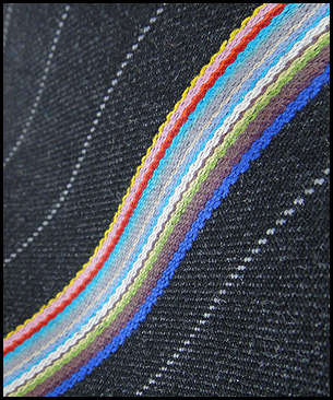 Maharam Bespoke Stripe by Paul Smith Charcoal