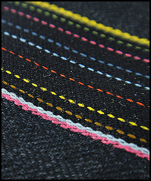 Maharam Herringbone Stripe by Paul Smith Graphite