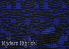 Maharam by Kvadrat Letters: Cobalt 0750 by Gunnar Aagaard Andersen | Upholstery Fabric 