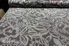 Arc Com Glinda: Cocoa #9 | Large Floral Upholstery Fabric