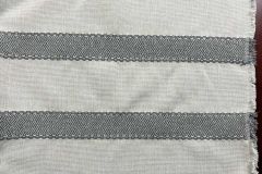 Bernhardt Living 1174-014 Wide Stripe: Gray | OUTDOOR Upholstery Fabric