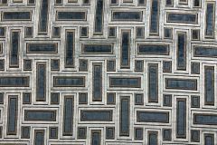 Caracole Brix City Velvet: Haze | Geometric Cut Velvet Upholstery Fabric