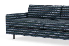 Carnegie Tandem: 5 Blue Multicolor | Chenille Upholstery Fabric