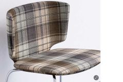Designtex Plaid: Sparrow | German Chenille Upholstery Fabric