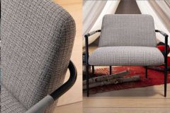 HBF Textiles Happy Camper: Canteen | Chenille Soft Upholstery Fabric