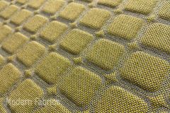 HBF Textiles Honest Square: Lemon | Foam Backed Upholstery Fabric