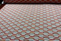 HBF Textiles Linkage: Lacquer Red | Outdoor Sunbrella Upholstery Fabric