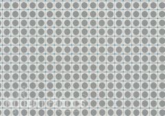 HBF Textiles Dot Grid: Silver & Aqua | Geometric Upholstery Fabric