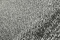 Geiger Textiles/ Herman Miller Resca: Flannel | Classic Wool Harringbone Upholstery Fabric