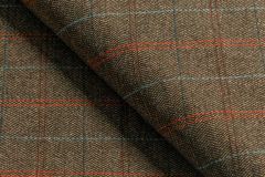 Kravet Design 36310.6.0 Tartan Plaid: Brown | Light Wool Upholstery Fabric