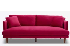 Lee Industries Winthrop: Blossom | Fuchsia Velvet Upholstery Fabric