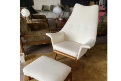 Lee Industries Carter: Ivory | PERFORMANCE Slubby Basketweave Fabric