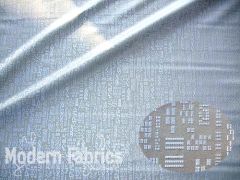 Luna Textiles Downtown: La Salle | Silver Upholstery & Drapery Fabric