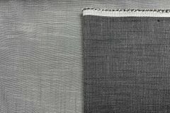 Luum Textiles Duo Chrome: Platinum/ Black Pepper by Suzanne Tick | Reversible Upholstery Fabric