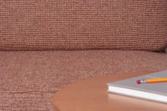 Luum Textiles Wool Fleck: Pink Nacre by Tick Studios | Recycled Wool Italian Upholstery Fabric