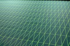 Maharam Bright Angle: Evergreen by Scholten & Baijings | Large Scale Graphic Upholstery Fabric