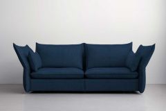 Maharam Hearth: Undersea Navy | Thick Boucle Upholstery Fabric