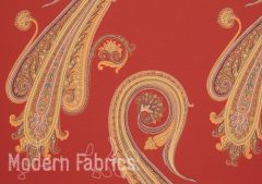 Maharam Massive Paisley: Cardinal | Amazing Large Scale Upholstery Fabric