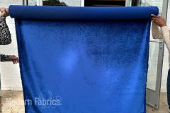 Momentum Luxique: Lazuli | Royal Blue Commercial Velvet Upholstery + Fabric