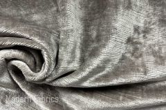 Nobilis Paris Velours Austral: 10 Gray | French Velvet Shiny Upholstery Fabric