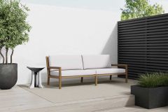 Perennials / Serena Lily Canvas Weave: Blanca / White | Outdoor Upholstery Fabric
