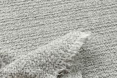 Perennials In the Loop: Whitewash / Serena Lily Textured Loop: Platinum | Outdoor Boucle Upholstery Fabric