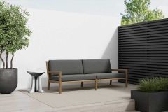Perennials Slubby: Flint | OUTDOOR / Sunbrella Upholstery, Pillow and Drapery Fabric