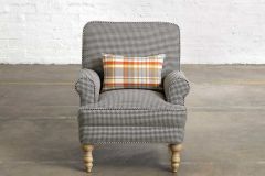 Pollack London: Cobblestone | High Performance Houndstooth Upholstery Fabric