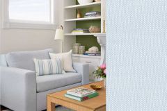 Perennials Rough n Rowdy: Sky / Serena Lily Basketweave: Sky | Outdoor Upholstery Fabric