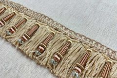 Samuel & Sons/ Margaux Beaded Bullion Fringe: 03 Rose De The' | 5 YARDS for $99