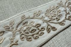 Samuel and Sons 3.25" Mare Embroidered Tape: Oyster | 5 YARDS for $125 Border