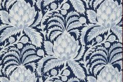 Serena & Lily Artichoke: Vintage Indigo | Upholstery Drapery Fabric