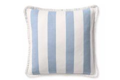 Perennials / Serena Lily Harbor Stripe: Coastal Blue | Outdoor Upholstery Fabric