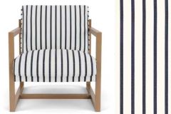 Sunbrella Exclusively for Serena Lily Lido Stripe: Indigo/ Navy | Outdoor Fabric