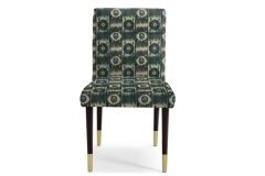 Fabricut Timur Ikat: 03 Aqua Teal | Ethnic Velvet Upholstery Fabric