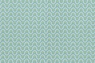 Anna French for Thibaut Wynford: Blue Spa | Printed Cotton Fabric