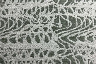 Bernhardt Living Abstract: Cream on Sage from Modern fabrics