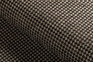 Donghia Check Please: Coal OUTDOOR Bleach Cleanable Italian Upholstery Fabric from Modern fabrics