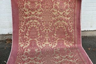 Grove Bros. Ceci: Plantain | Hand Printed Cotton Pillow Fabric from Modern Fabrics
