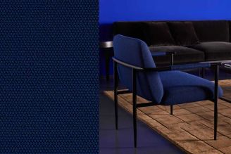 HBF Textiles Sister Solid: Deep | German Textured Performance Upholstery Fabric