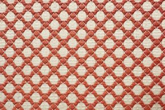 Jessica Charles Crosshatch: Coral | Woven Traditional Fabric