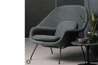 Knoll Textiles Ultrasuede Shetland Upholstery Fabric from Modern Fabrics
