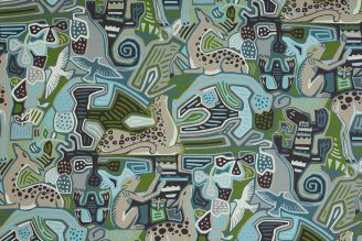 Lee Industries Wilde: Meadow Linen Print Animal 