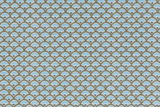 Lee Industries Celeste: Sky Blue | Light Weight Printed Cotton Fabric