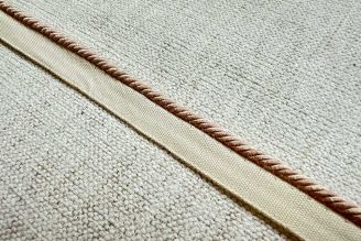 Samuel & Sons MDS Rosette Cord with Tape Color Pink from Modern Fabrics