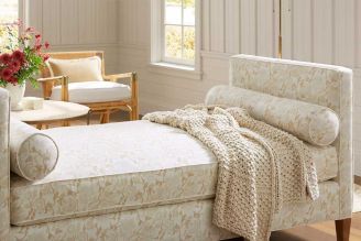 Serena Lily Cassis: Sea Salt | Floral Linen From Modern Fabrics