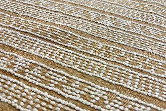 Verellen Fabrics Miriam: Latte Bohemian Stripe Upholstery and Pillow Fabric from Modern Fabrics