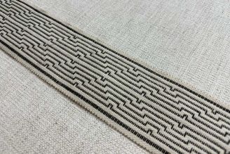 Wesley Hall Linen 2.75" Tape: Brown | 9 YARDS for $99