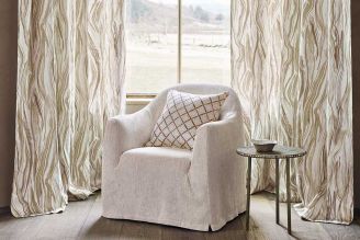 Zinc / Romo Gerrans: Natural | Handbasket Weave Italian Upholstery Fabric