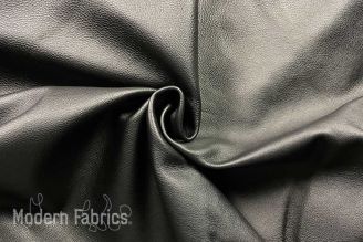 Bernhardt Leather by Elmo Rogue Blackout Scandinavian Upholstery Leather